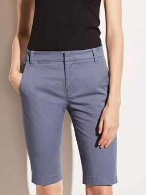 Vince Blue Knee-Length Bermuda Shorts